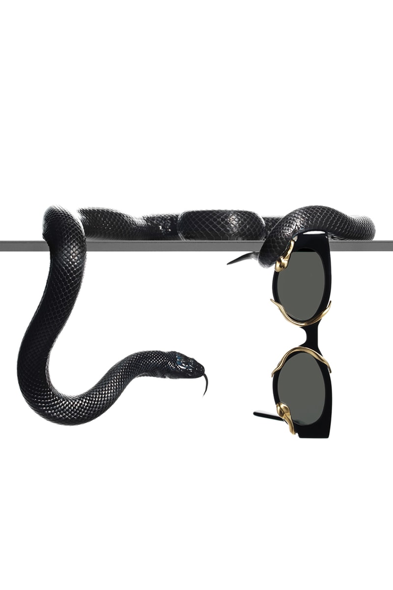 Alexander Wang Gentle Monster Sunglasses Collaboration M.PRI$$ Black Clear Frame Metal Snake