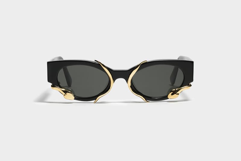 Alexander Wang Gentle Monster Sunglasses Collaboration M.PRI$$ Black Clear Frame Metal Snake