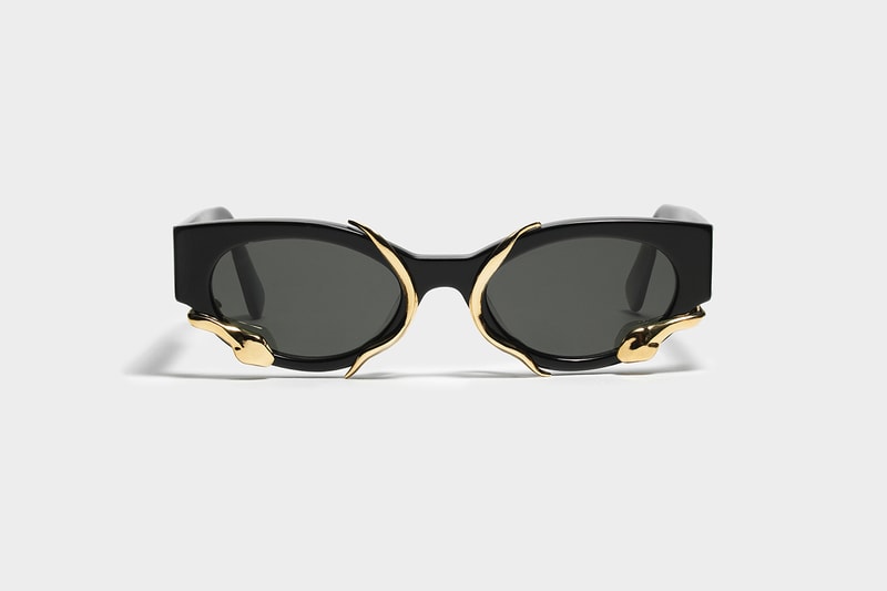 Alexander Wang Gentle Monster Sunglasses Collaboration M.PRI$$ Black Clear Frame Metal Snake