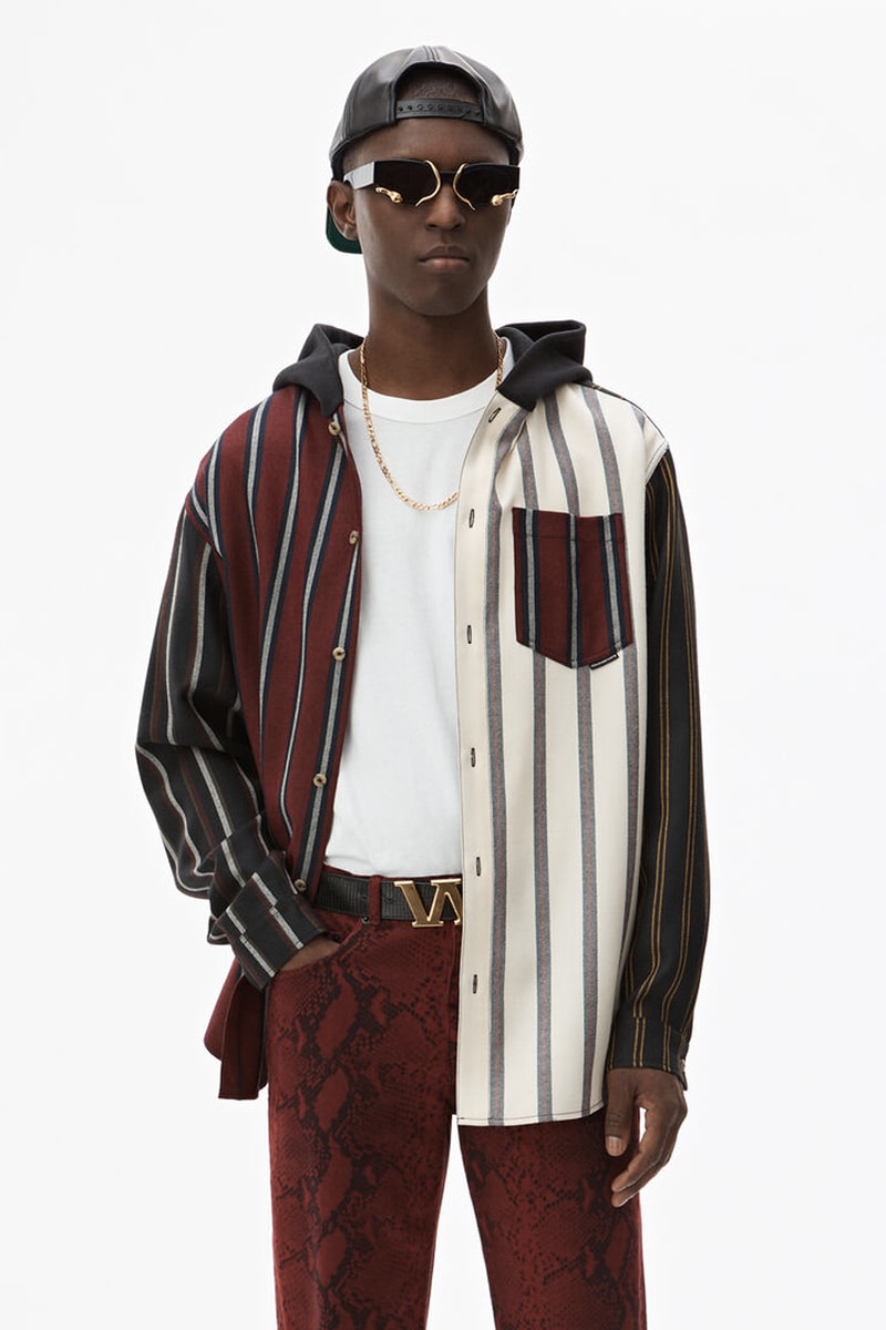 Alexander Wang Baseball Shirt Layered Hoody