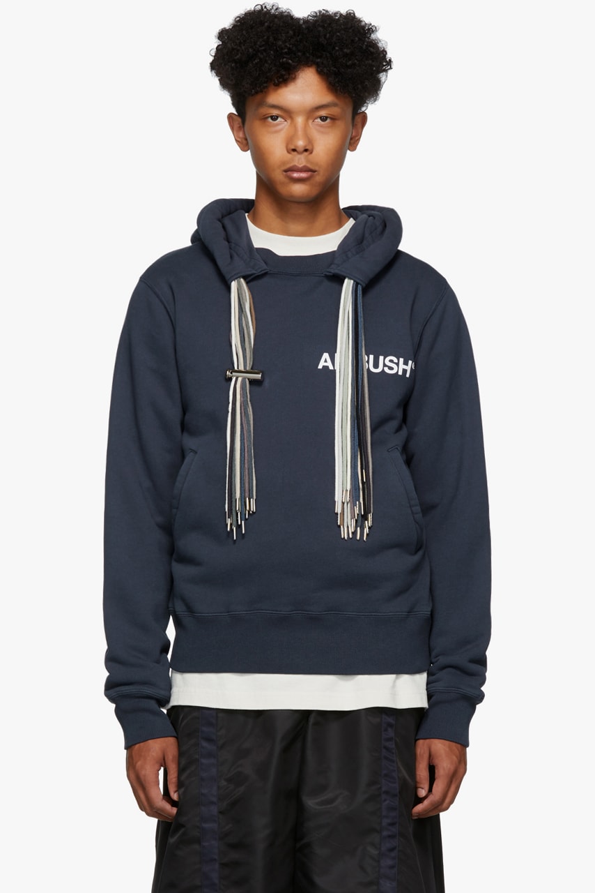 ambush multicord multi cord logo hoodie colorful drawstrings release fall 2019 sweatshirt black blue beige 