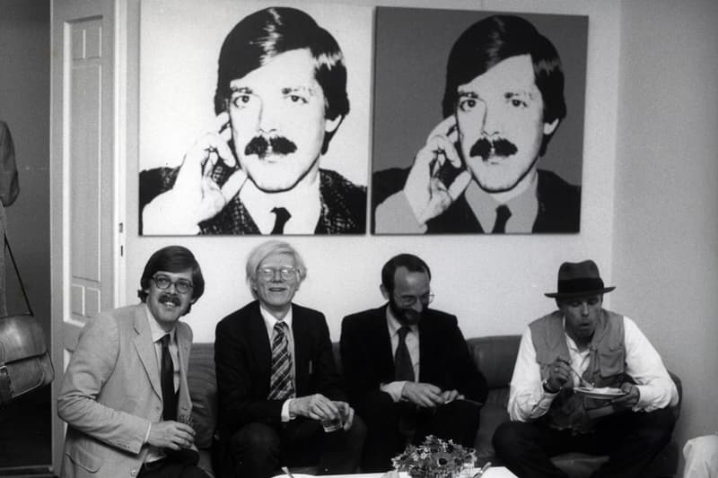 Phillips London Auction Gallery Bernd KlÃ¼ser "Andy Warhol's Lenin" Exhibit Pink Red Black Yellow Blue White 