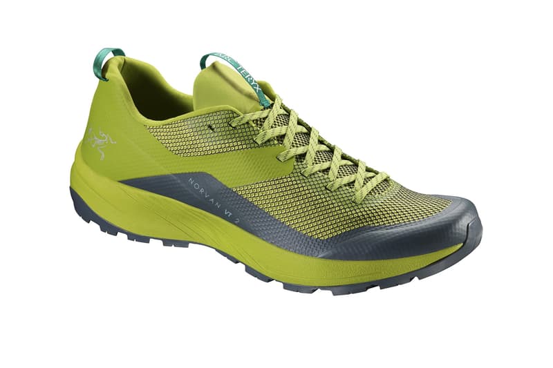 Arcteryx Norvan VT 2 NeptuneRobotica lugged vibram megagrip outsole TPU plates trail runner abrasion resistant film rand underfoot mesh nylon footwear sneakers