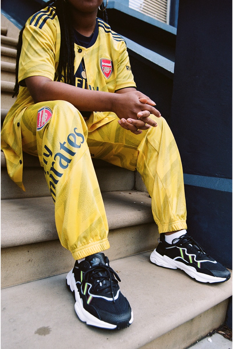 arsenal adidas bruised banana away jersey shirt kit 1990s 90s ian wright notting hill carnival yellow soccer football first look art of football