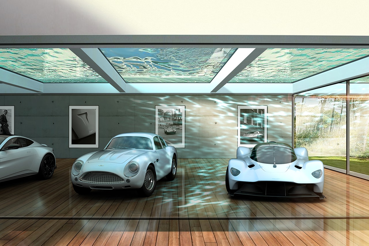Aston Martin строит гаражи по индивидуальному заказу, автомобильные логова, суперзлодей на заказ, Марек Райхман, Себастьян Дельмэр, архитектура