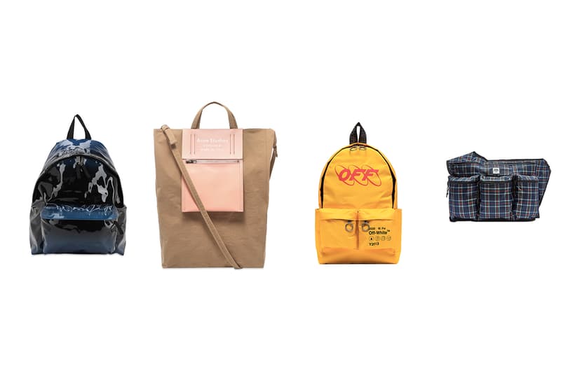 Best Bags Backpacks For Back to School 2019 Roundup List HYPEBEAST Eastpak Acne Studios Off-White ™ Opening Ceremony Prada Gucci Porter Yoshida WACKO MARIA Polo Ralph Lauren Polo Sport Maison Kitsuné ADER error Raf Simons Wood Wood UNDERCOVER Carhartt WIP Burberry 