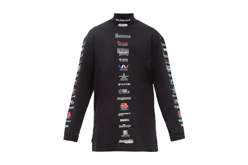 Balenciaga Covers Latest T-Shirt in Graphic Logos