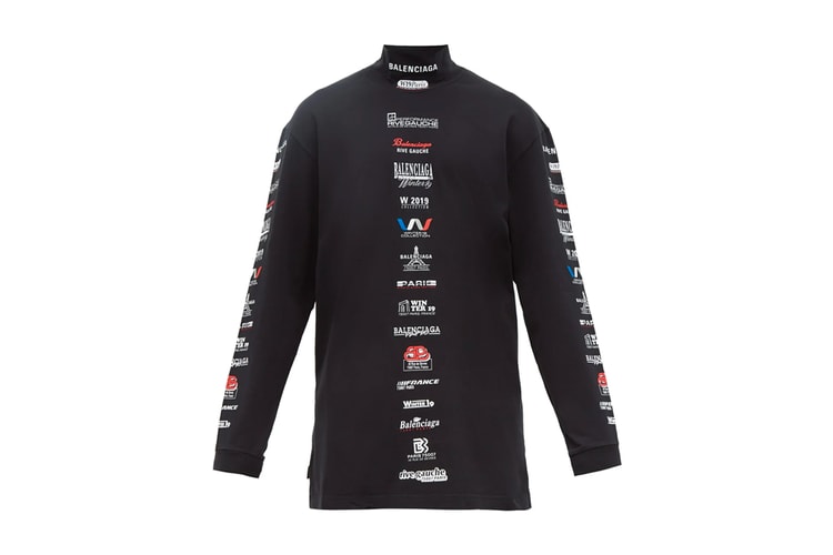 Balenciaga Covers Latest T-Shirt in Graphic Logos