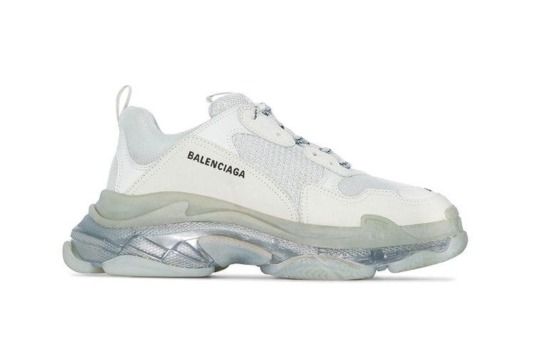 Balenciaga's Triple S Lands In a Silvery "Pearl Grey" Finish