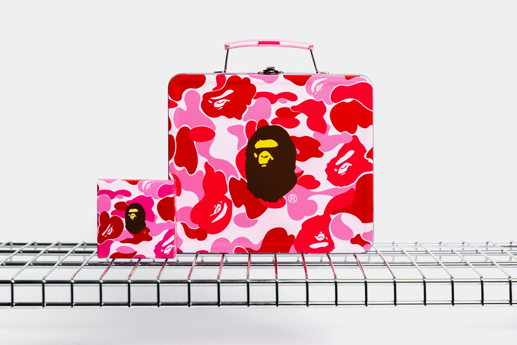 The Peninsula Boutique x BAPE Mooncake Gift Box a bathing ape mid autumn festival pink abc camo tin case