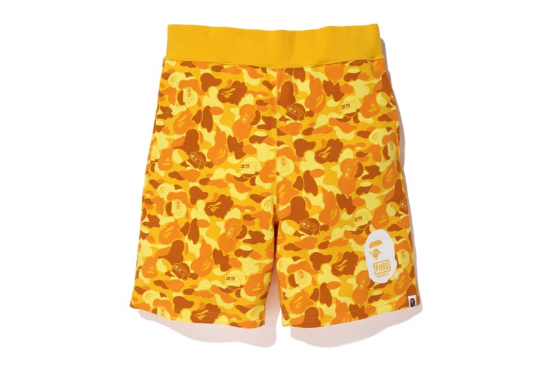 PUBG x BAPE Capsule Collection a bathing ape mobile games a bathing ape shark hoodie backpack orange camo ape head collaborations
