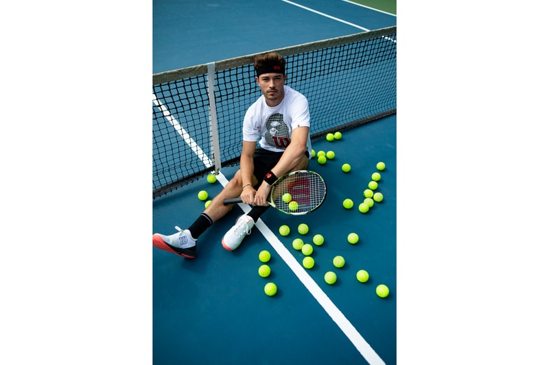 BAPE x Wilson Tennis Capsule Collection high performance Racket Visors Caps Wrist Bands Head Bands T-Shirts Camouflage Black Red