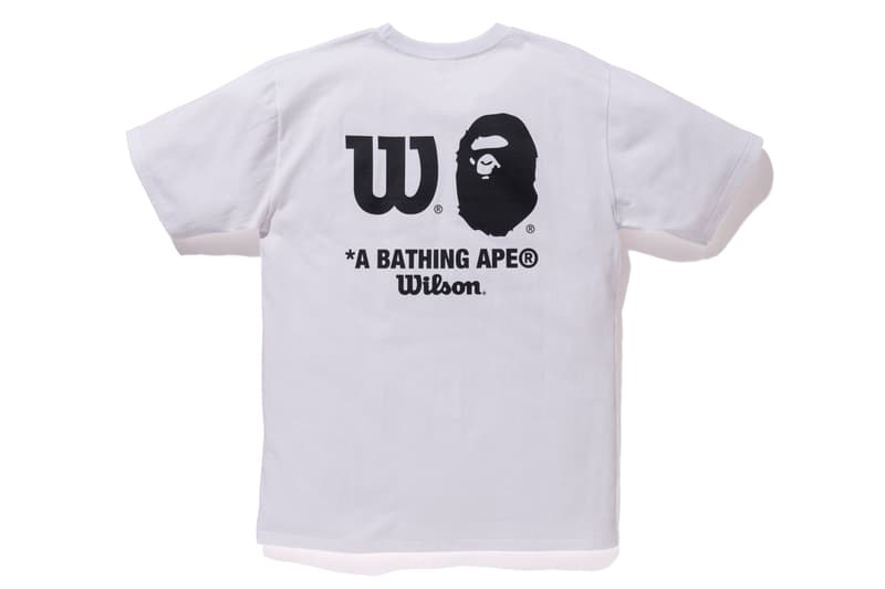 BAPE x Wilson Tennis Capsule Collection high performance Racket Visors Caps Wrist Bands Head Bands T-Shirts Camouflage Black Red