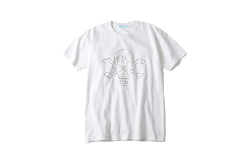 Billionaire Boys Club ICECREAM BBC Ice Cream Swarovski Crystal Capsule Collection FW19 Fall Winter 2019 T-Shirts Jeans Cones and Bones Running Dog London Flagship Store EU Online 