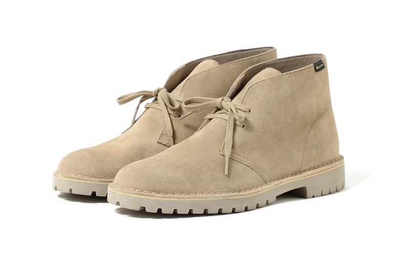 BEAMS x Clarks Originals Desert Rock GORE-TEX collaboration shoe october 2019 vibram drop buy colorway sand beige black