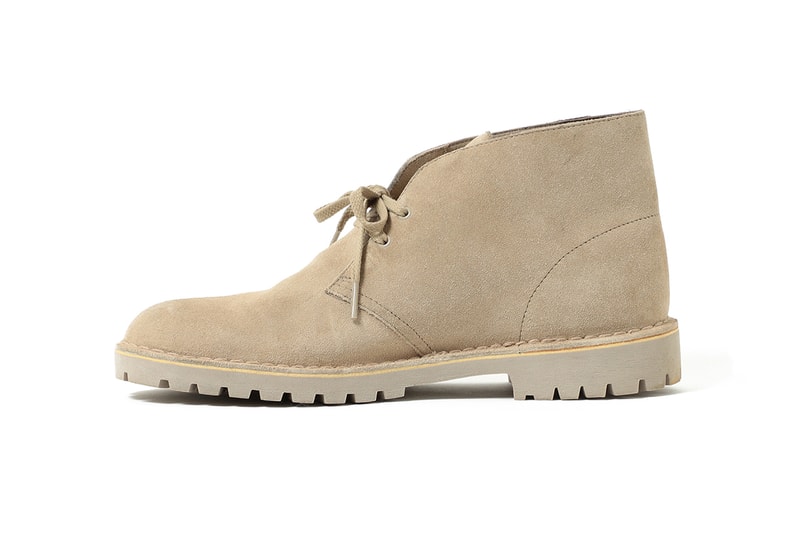 BEAMS x Clarks Originals Desert Rock GORE-TEX collaboration shoe october 2019 vibram drop buy colorway sand beige black