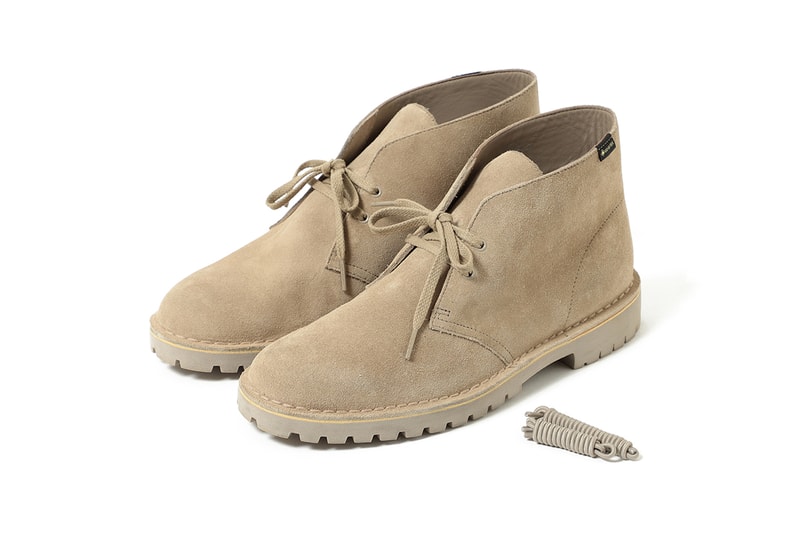 BEAMS x Clarks Originals Desert Rock GORE-TEX collaboration shoe october 2019 vibram drop buy colorway sand beige black
