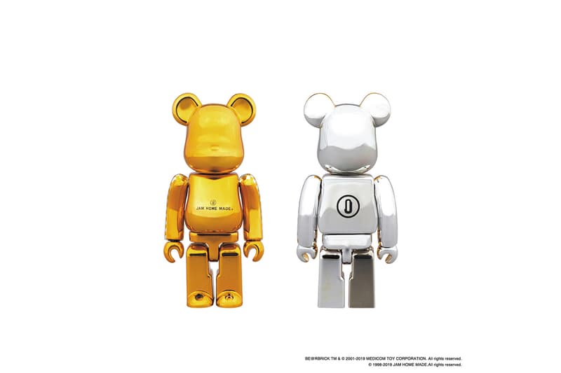 BE@RBRICK JAM HOME MADE Capsule Collection Wallets Key Holders Black Silver Gold