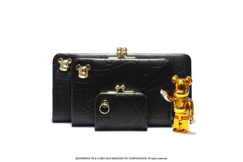 BE@RBRICK JAM HOME MADE Capsule Collection Wallets Key Holders Black Silver Gold
