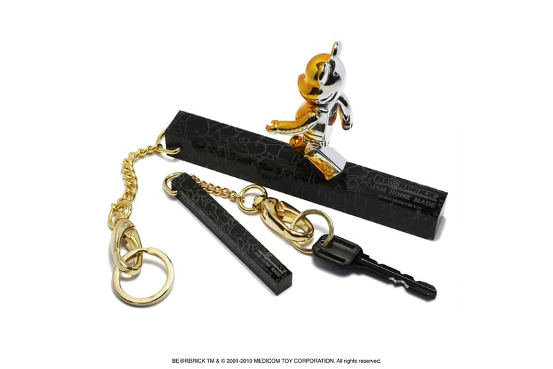 BE@RBRICK JAM HOME MADE Capsule Collection Wallets Key Holders Black Silver Gold