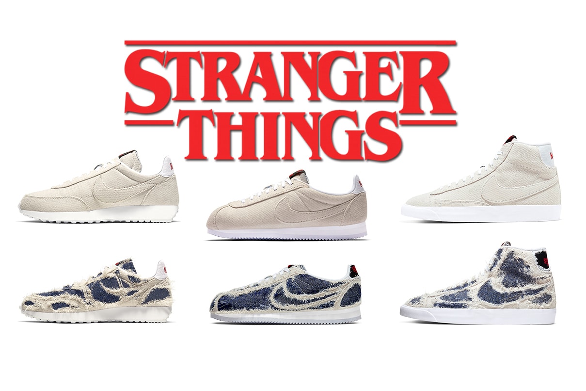Best Sneaker Releases August 2019 Week 2 stranger things nike cortez air tailwind 79 mid blazer collaborations netflix denim 