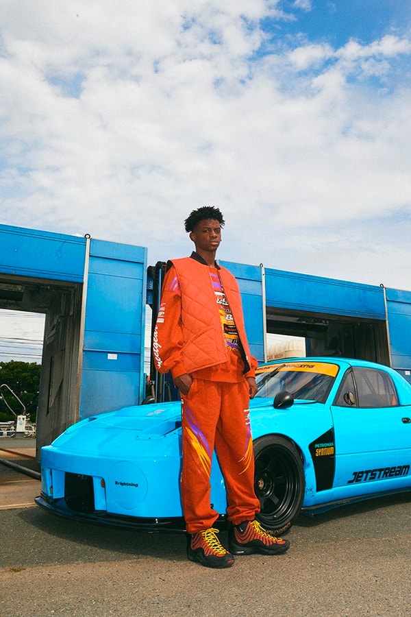 BlackEyePatch Fall Winter 2019 Collection Lookbook Japanese streetwear release info date 2000s Hip Hop RnB New Graphics Wavy 3M Denim Knitwear Embroidery Mazda MX5 Orange Blue Racing Techwear