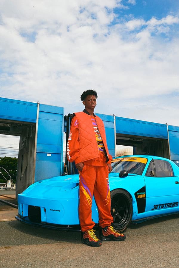 BlackEyePatch Fall Winter 2019 Collection Lookbook Japanese streetwear release info date 2000s Hip Hop RnB New Graphics Wavy 3M Denim Knitwear Embroidery Mazda MX5 Orange Blue Racing Techwear
