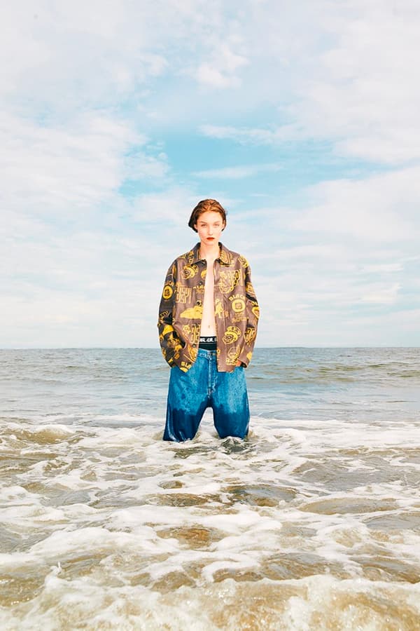 BlackEyePatch Fall Winter 2019 Collection Lookbook Japanese streetwear release info date 2000s Hip Hop RnB New Graphics Wavy 3M Denim Knitwear Embroidery Mazda MX5 Orange Blue Racing Techwear