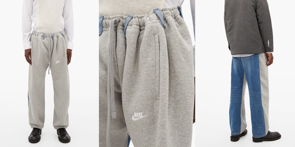 BLESS No 65 Overjogging Trackpants in Blue Denim | Hypebeast