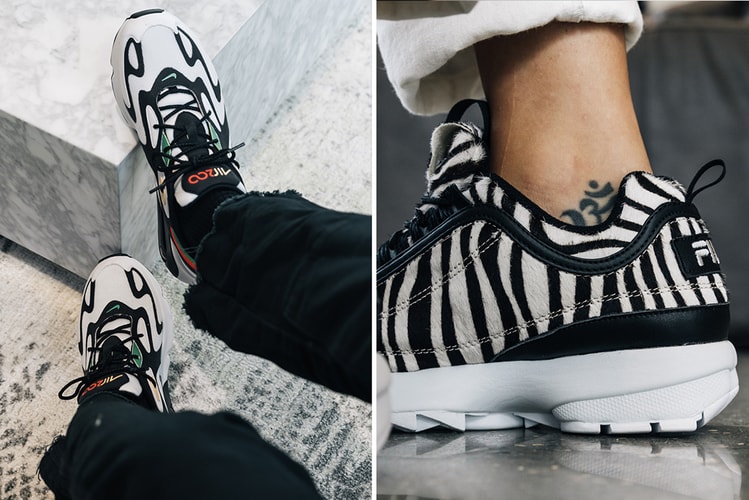 A Closer Look at FILA's Disruptor 2 "Zebra" and Nike's "Crimson/Gold" Air Max 200