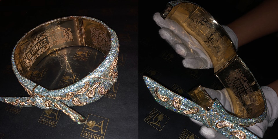 Blueface diamond bandana Clearance