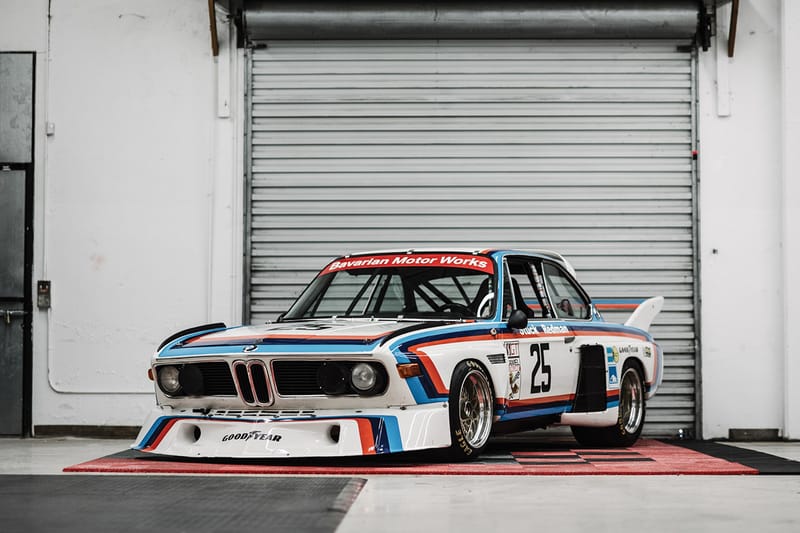 $2.2M USD 1974 BMW 3.5 CSL IMSA Endurance Racer Heads Up Auction