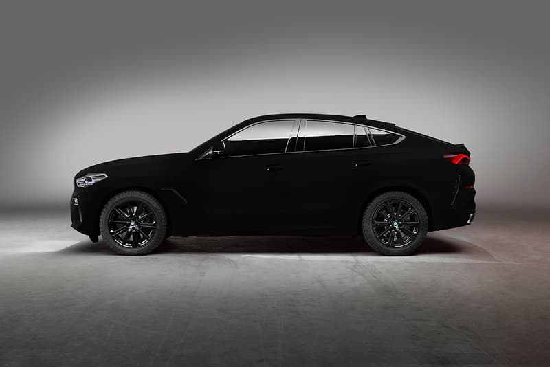 bmw x6 coupe vantablack worlds blackest black anish kapoor surrey nanosystems frankfurt motor show unique car one off 3d 2d first look buy cop purchase