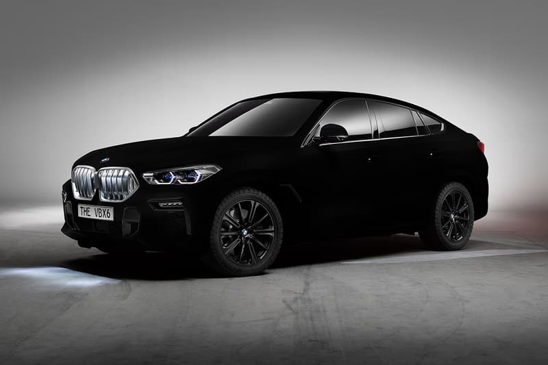 bmw x6 coupe vantablack worlds blackest black anish kapoor surrey nanosystems frankfurt motor show unique car one off 3d 2d first look buy cop purchase