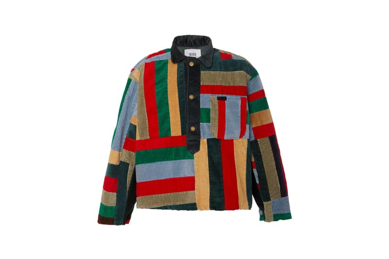 bode patchwork senior cord printed cotton corduroy jackets fall winter 2019 corn colorway release  