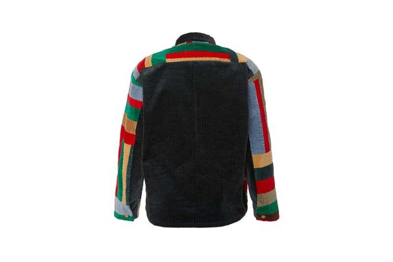 bode patchwork senior cord printed cotton corduroy jackets fall winter 2019 corn colorway release