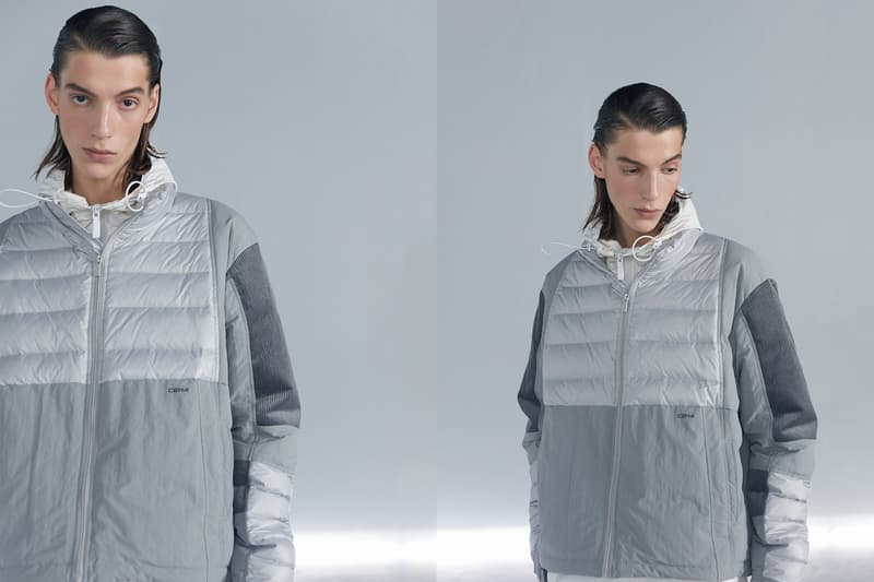 C2H4 Case #R001 "Post Human Era" Collection Jackets Shirts Windbreakers Hoodies Rainbow Reflective Metallica Nylon Gray White Black