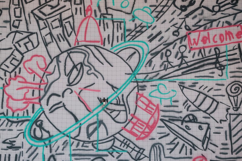 The First Crowdsourced Graffiti Art Created by Drones Appears in Italy
