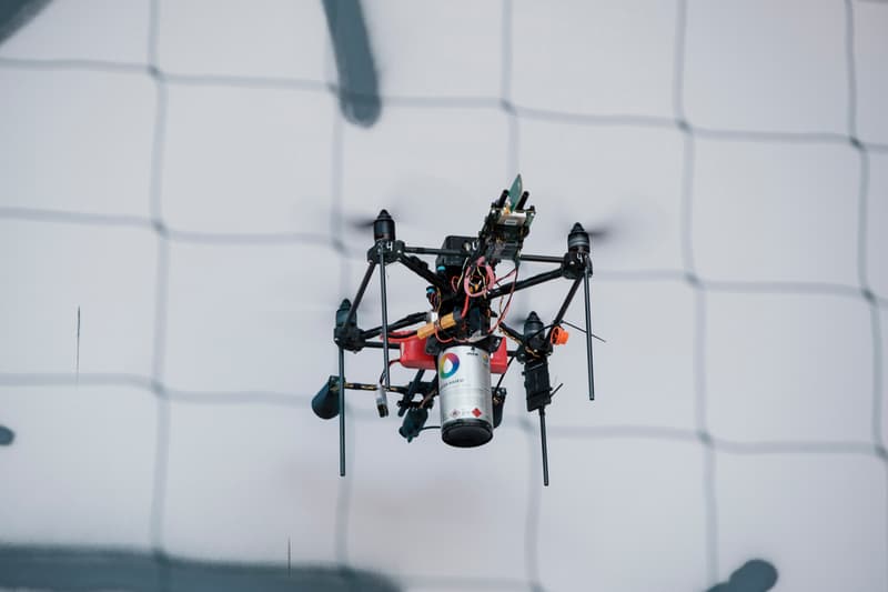 Carlos Rato Associati Graffiti Drones Compagnia di San Paolo Gray Black Blue Pink UFO The Urban Flying Opera