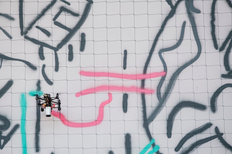 Carlos Rato Associati Graffiti Drones Compagnia di San Paolo Gray Black Blue Pink UFO The Urban Flying Opera