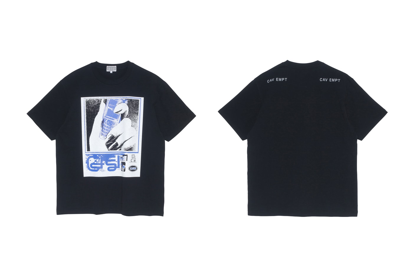 Cav Empt Fall/Winter 2019 Eighth Drop Release sk8thing toby feltwell c.e ce japan streetwear graphics outerwear t-shirt hoodie sweatshirt COMMODITY PULLOVER OVERDYE PANEL HEAVY HOODY SCOOTER T  POWER STATION BIG T MINI MOBILE T OVERDYE JMG PANTS DENIM BUCKET HAT