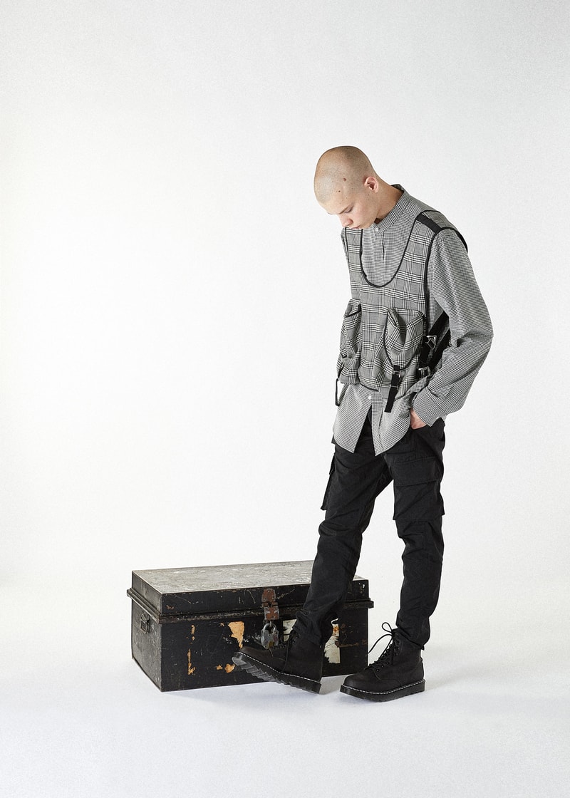 clothsurgeon military inspired aw19 collection luxury menswear streetwear tactical utilitarian london british ww2 fall autumn winter clothing model