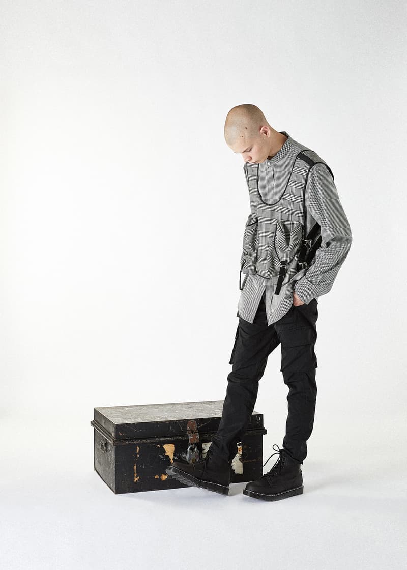 clothsurgeon military inspired aw19 collection luxury menswear streetwear tactical utilitarian london british ww2 fall autumn winter clothing model