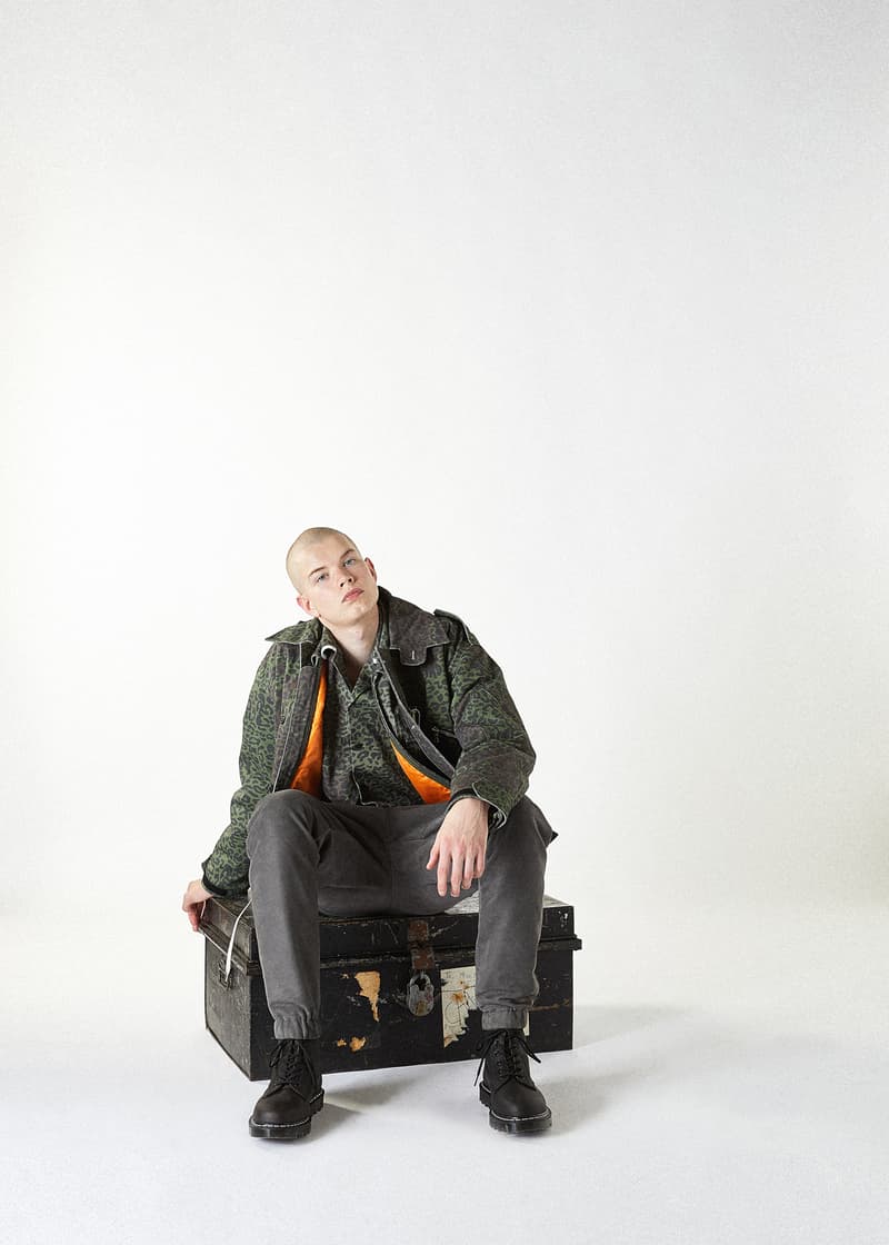 clothsurgeon military inspired aw19 collection luxury menswear streetwear tactical utilitarian london british ww2 fall autumn winter clothing model