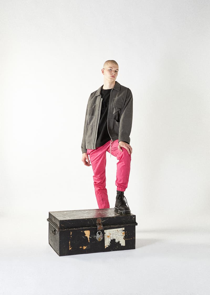 clothsurgeon military inspired aw19 collection luxury menswear streetwear tactical utilitarian london british ww2 fall autumn winter clothing model