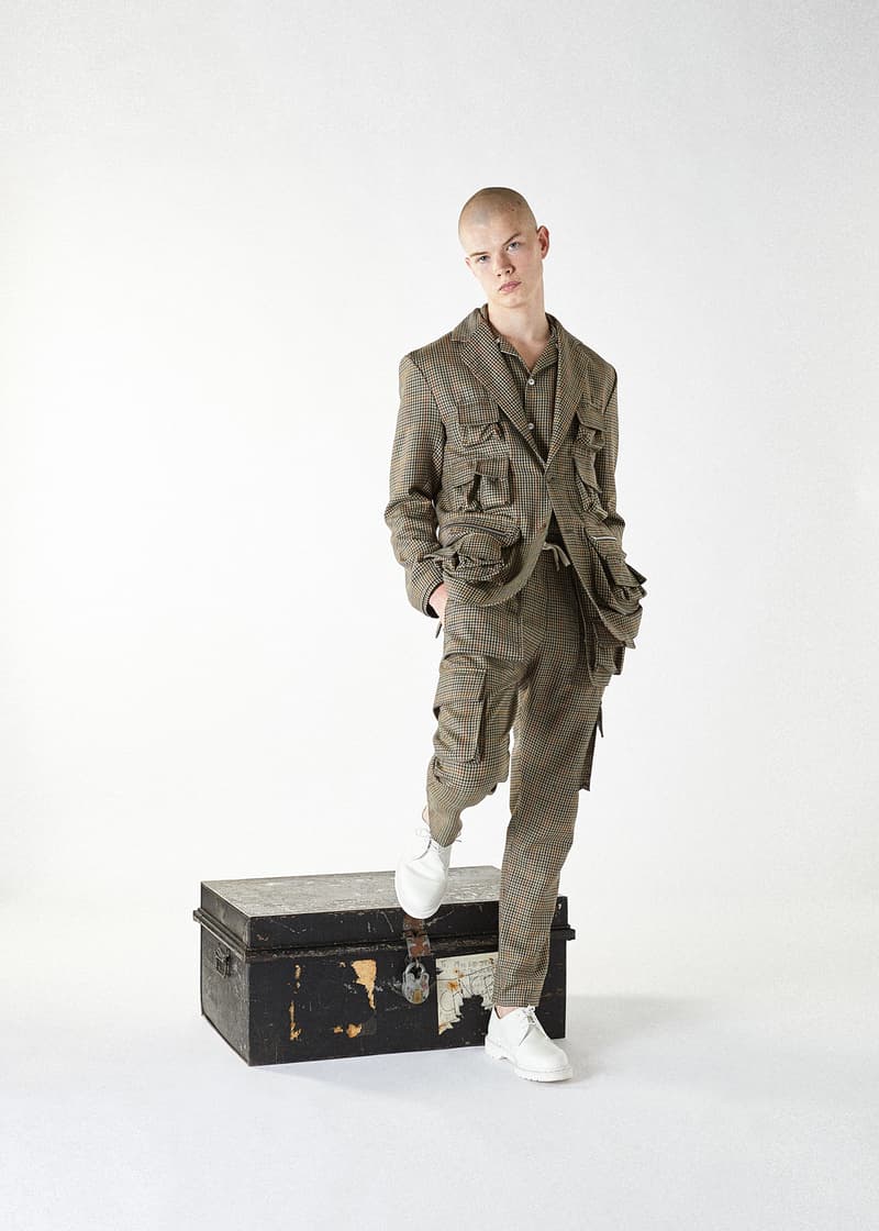clothsurgeon military inspired aw19 collection luxury menswear streetwear tactical utilitarian london british ww2 fall autumn winter clothing model