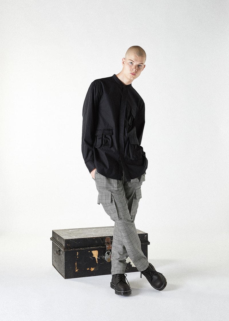 clothsurgeon military inspired aw19 collection luxury menswear streetwear tactical utilitarian london british ww2 fall autumn winter clothing model