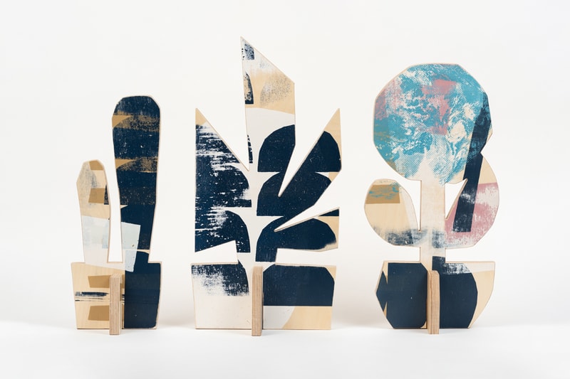 cody hudson Plant Based Architecture lets stay alive sculpture series louis buhl and co artwork art screenprints plywood paint