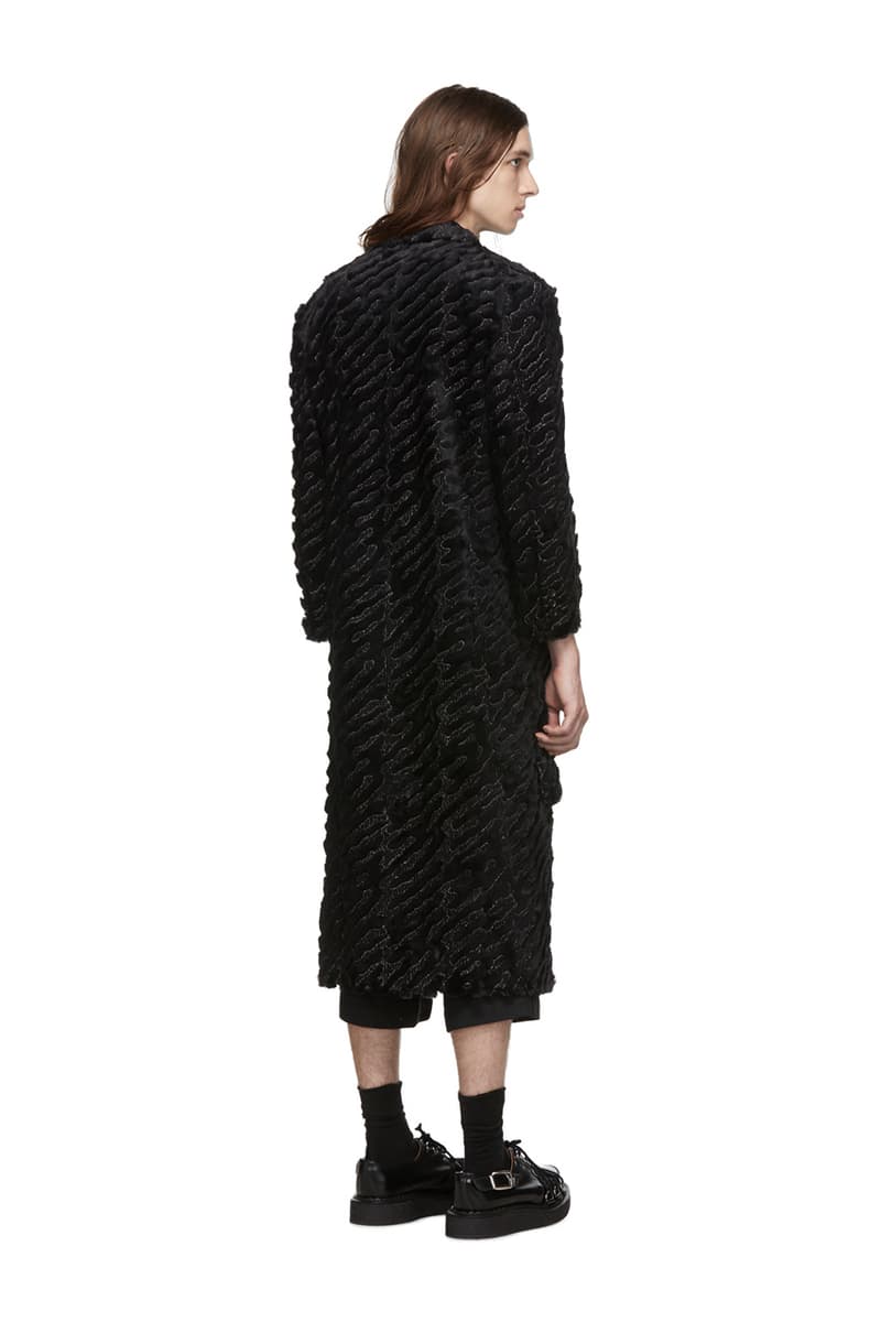 Comme Des Garcons Homme Plus Black Long Coats Hypebeast