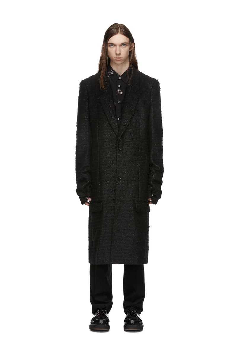 COMME des GARÇONS HOMME PLUS Black Long Coats | Hypebeast